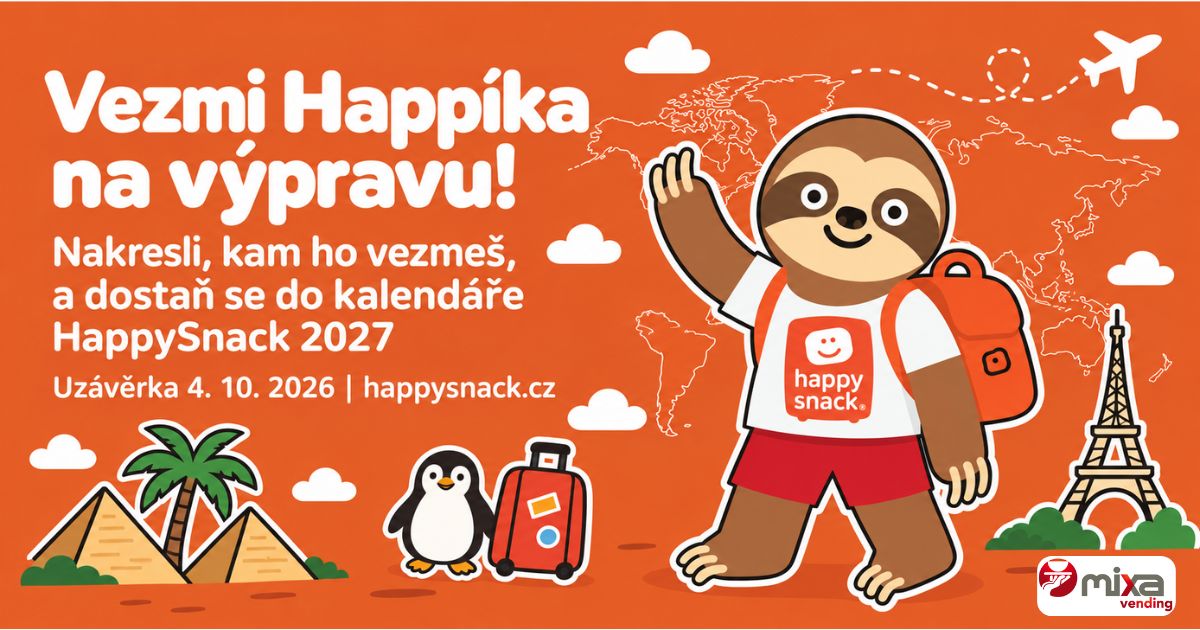 Vezmi Happíka na výpravu a&nbsp;dostaň se do kalendáře HappySnack 2027